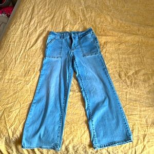 Blue flare jeans girls size 14